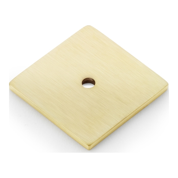 AW893-38-SBPVD • Satin Brass • Alexander & Wilks Quantock Square Backplate